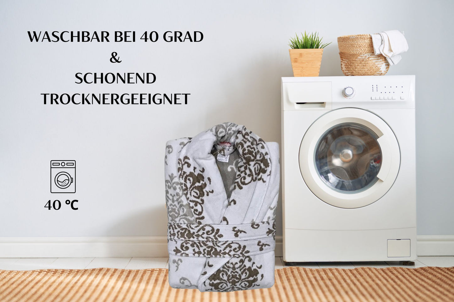 Özdilek Bademantel Saunamantel Sauna Dusche Robe Morgenmantel Hamammantel Unisex
