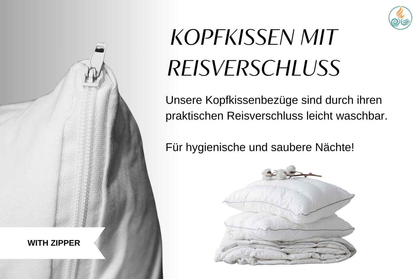 Klima Kopfkissen Schurwolle