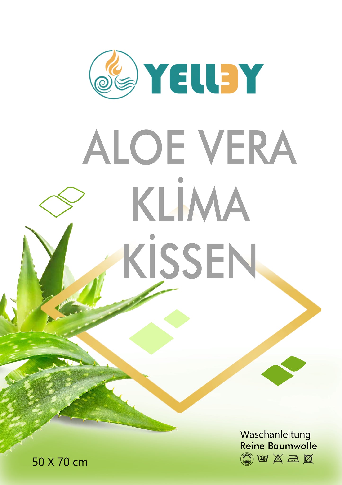 Kopfkissen Aloe Vera