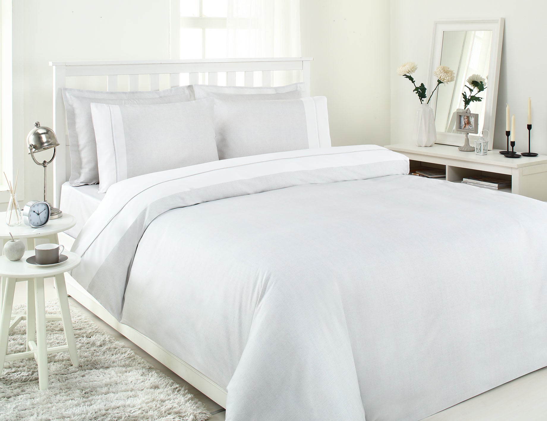 Özdilek Bettwäsche-Set Baumwollsatin 'Soft Linen' 100% Baumwolle