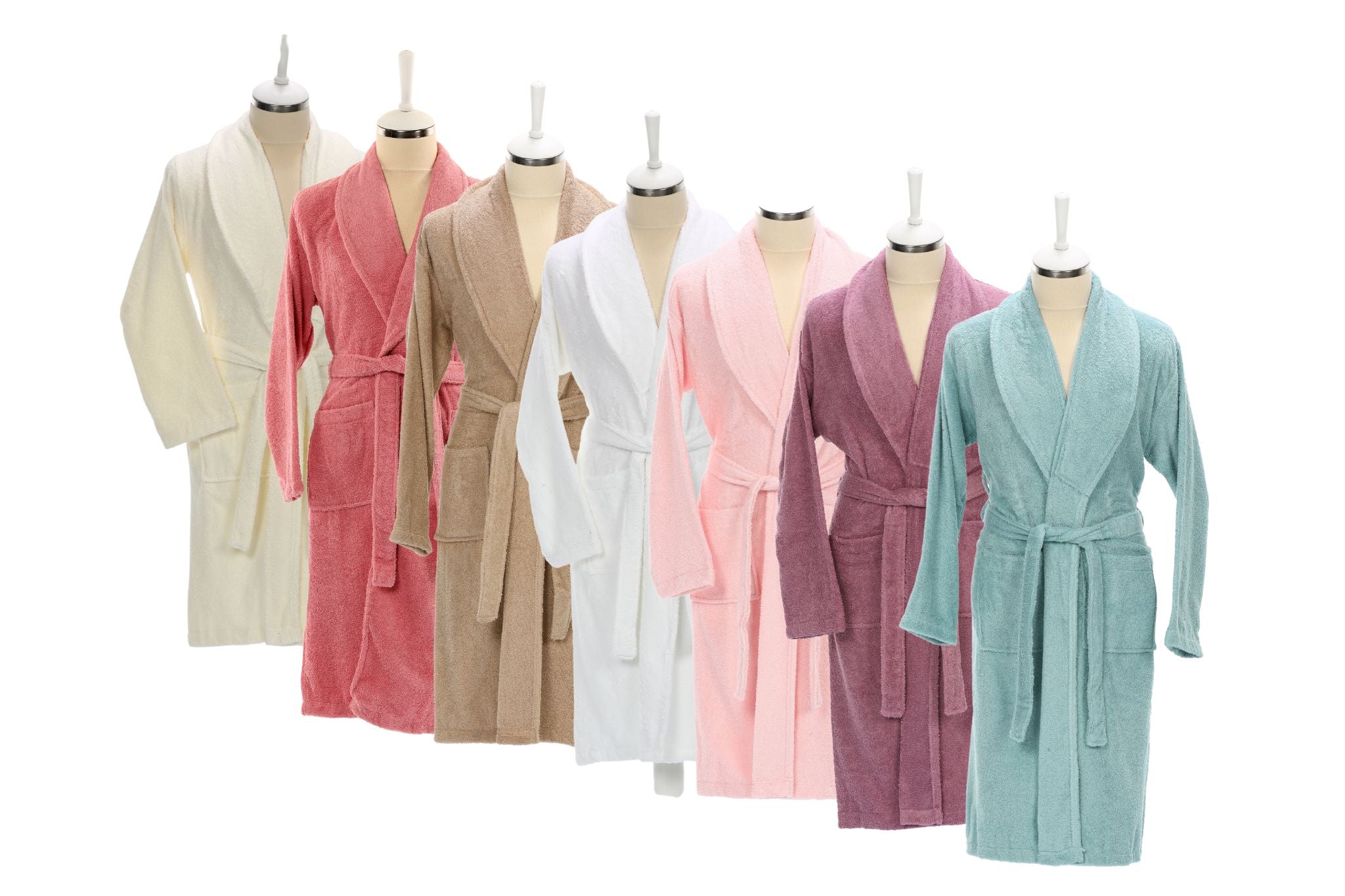 Özdilek Bademantel 'Trendy' mit Schalkragen Saunamantel Sauna Dusche Robe Morgenmantel Hamammantel Unisex