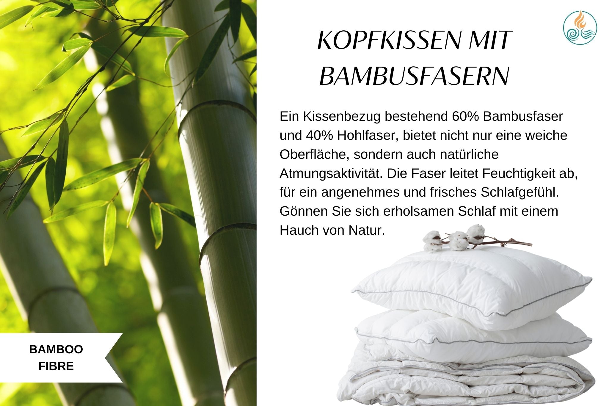 Kopfkissen Bambus