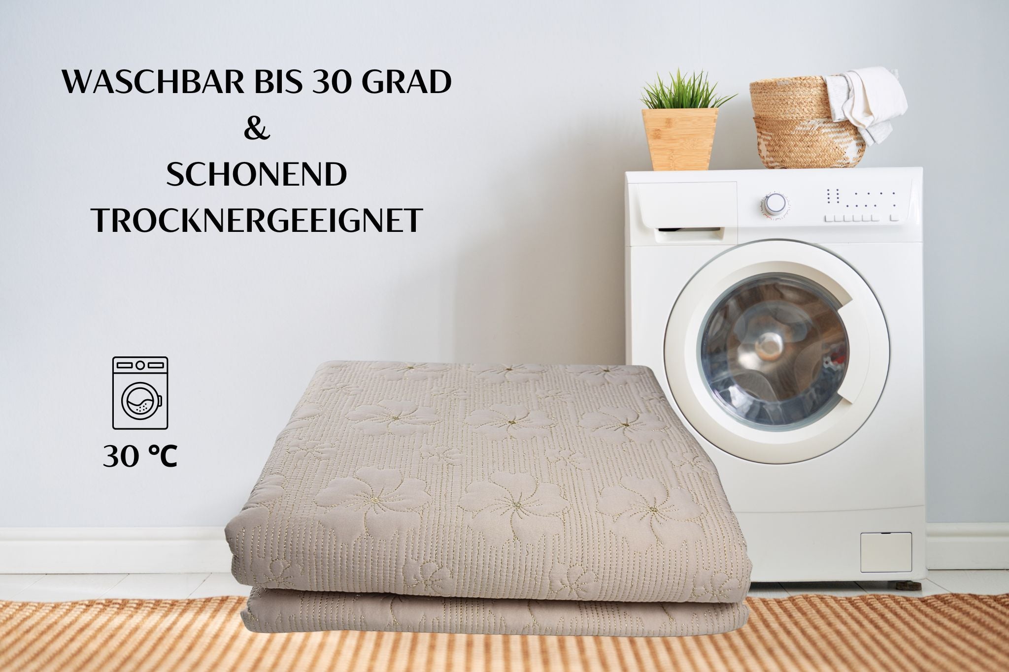 Özdilek bedspread set 'Harmony' in various colours 100% cotton