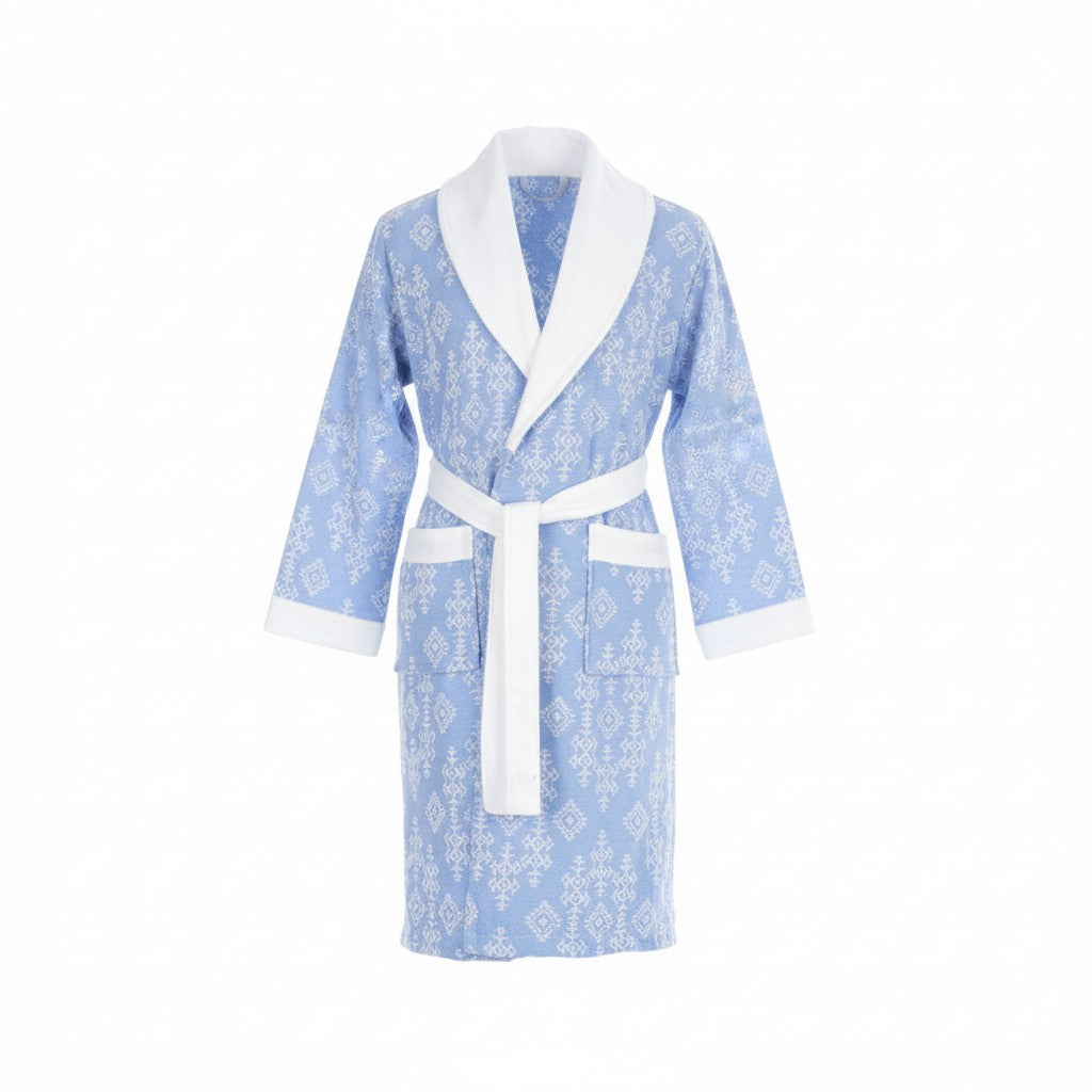 Özdilek bathrobe 'Valley' with shawl collar sauna robe sauna shower robe dressing gown hammam robe unisex