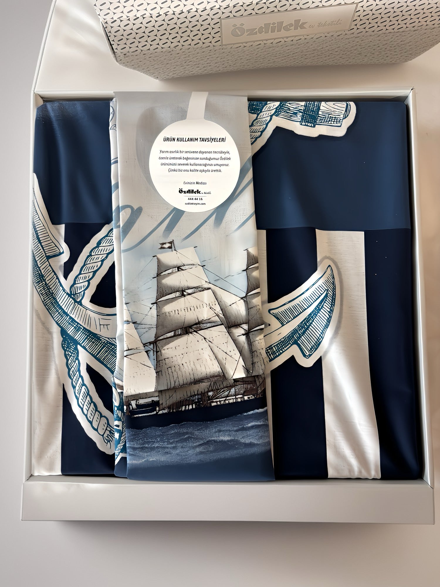Özdilek bed linen set Renforcé 'Sailing Voyage' 100% cotton