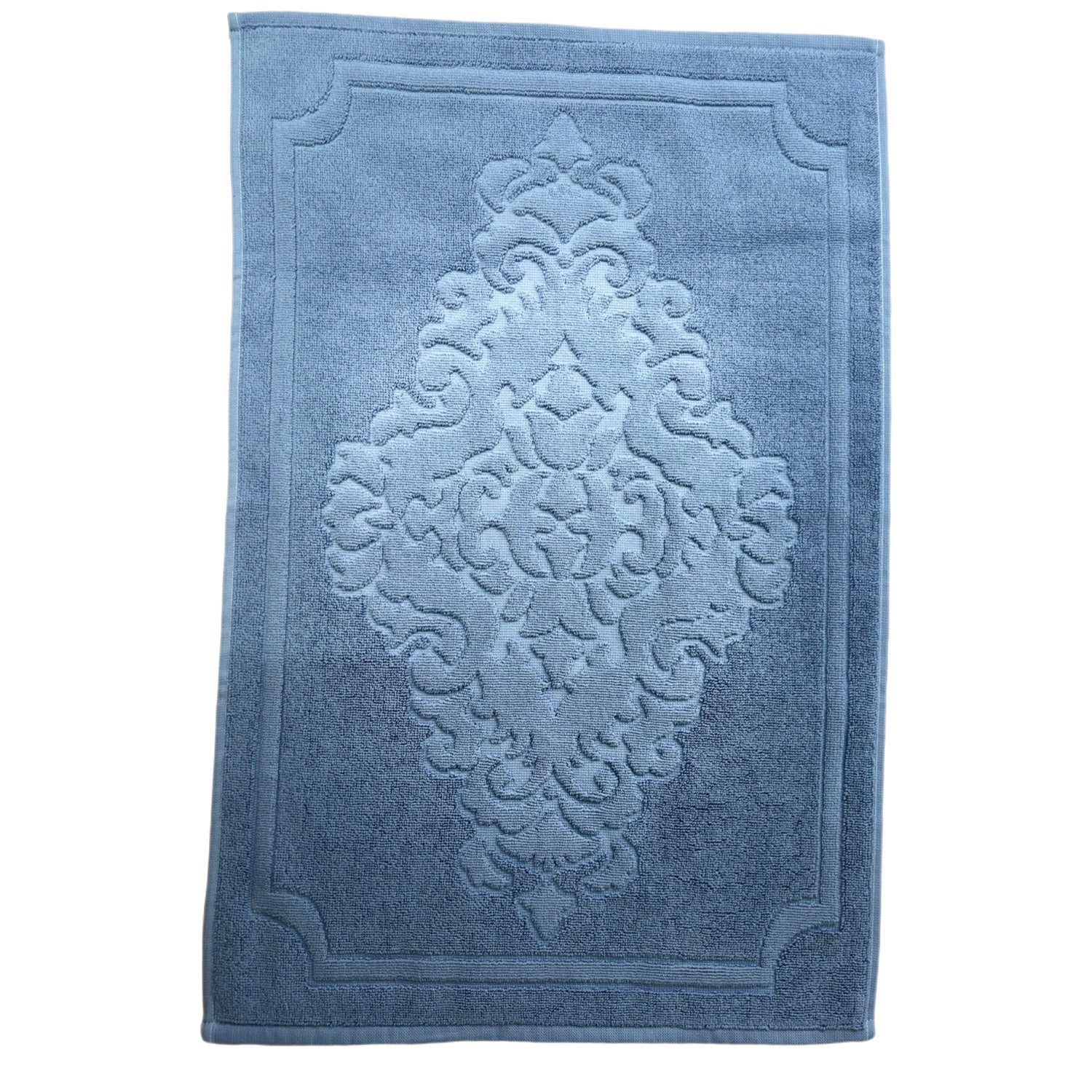 Set of 3 bath mats 'Ornament' made of terry cloth