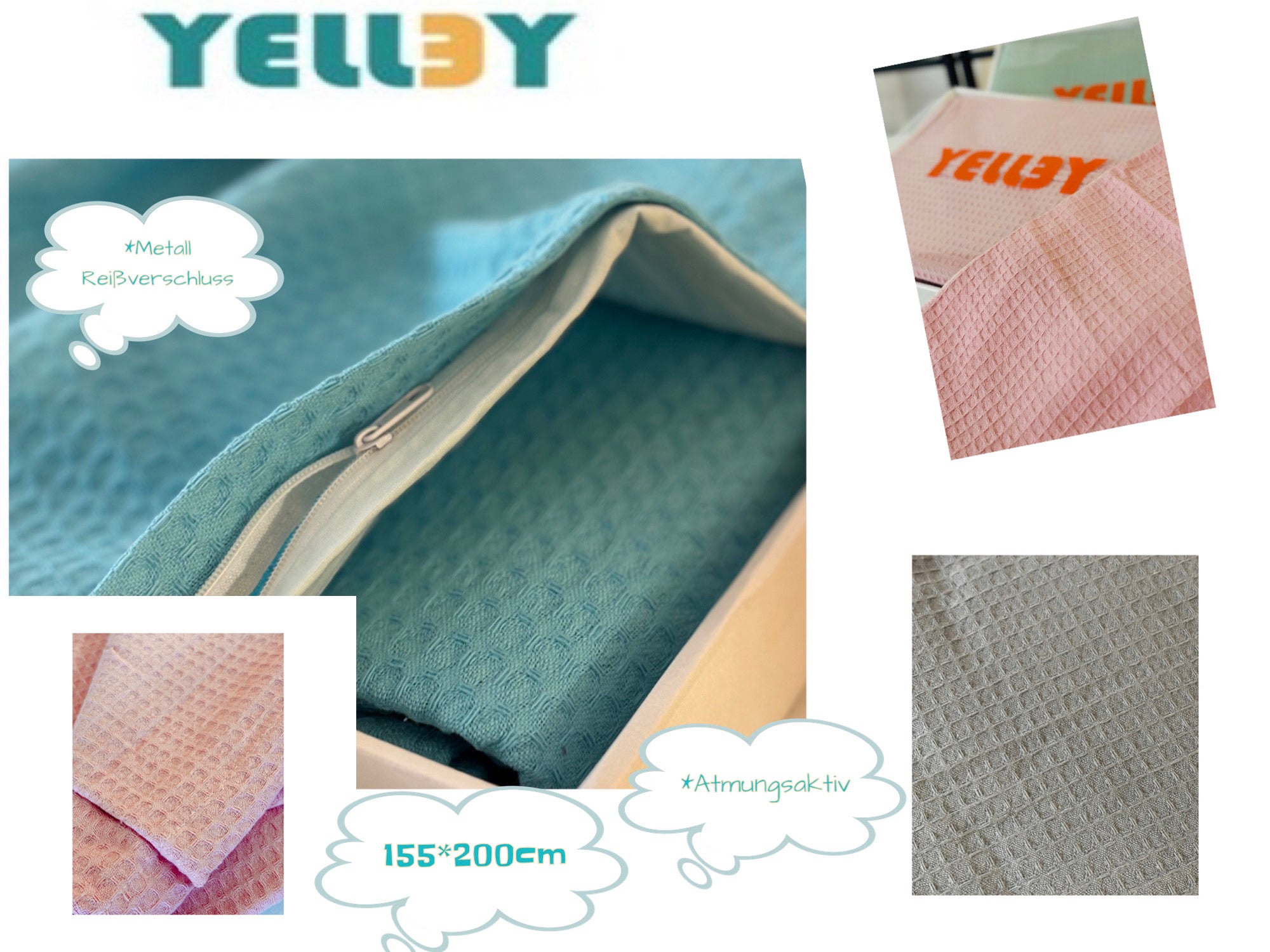 Bedspread Pike Sets in different sizes and colors 100% cotton