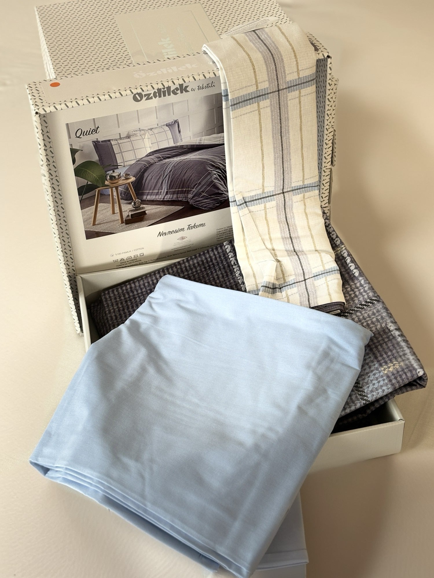 Özdilek bed linen set Renforcé 'Mor Quiet' 100% cotton
