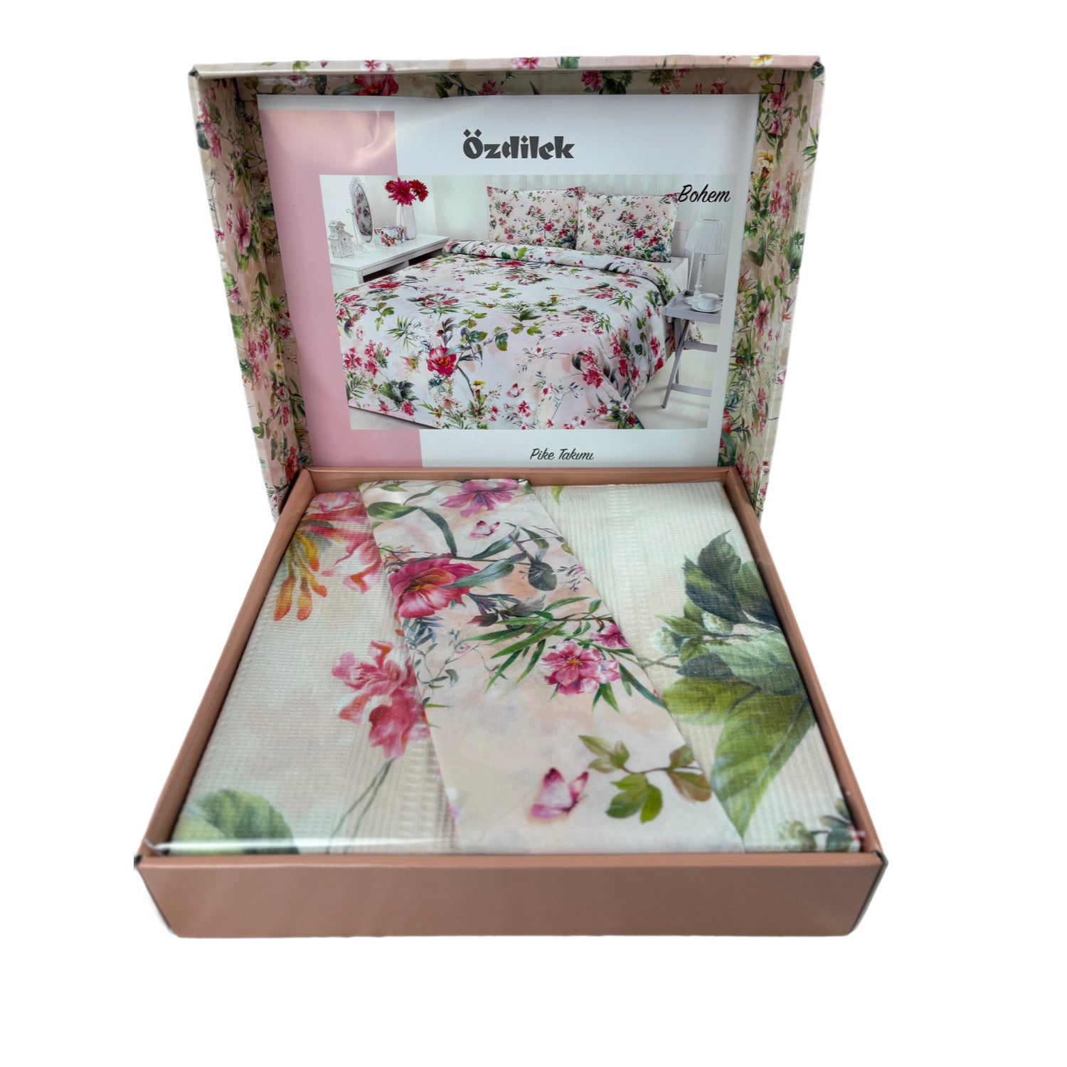 Özdilek Bedspread Set Renforcé 'Bohem' 100% Cotton