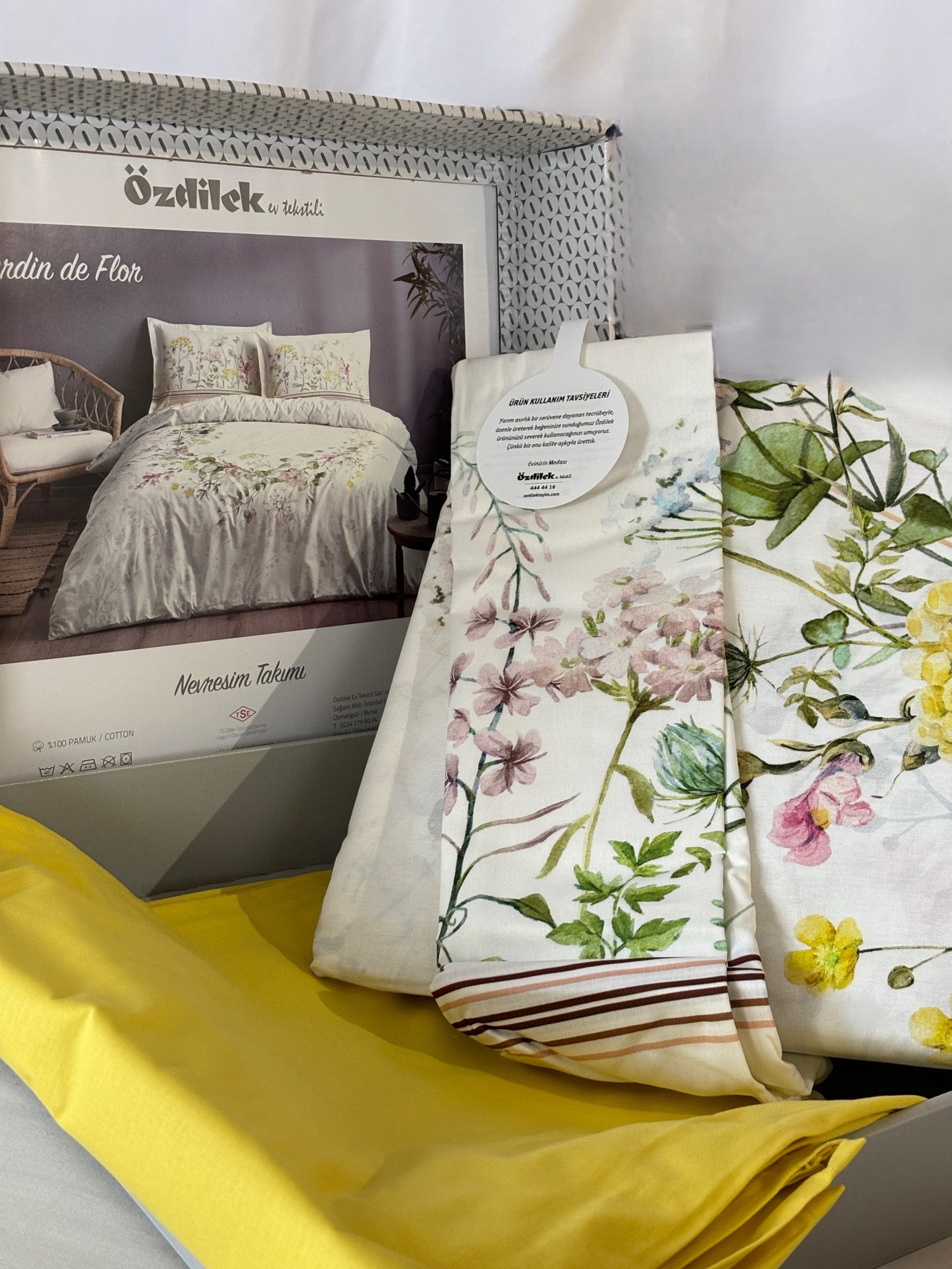 Özdilek bed linen set Renforcé 'Jardin De Flor' 100% cotton