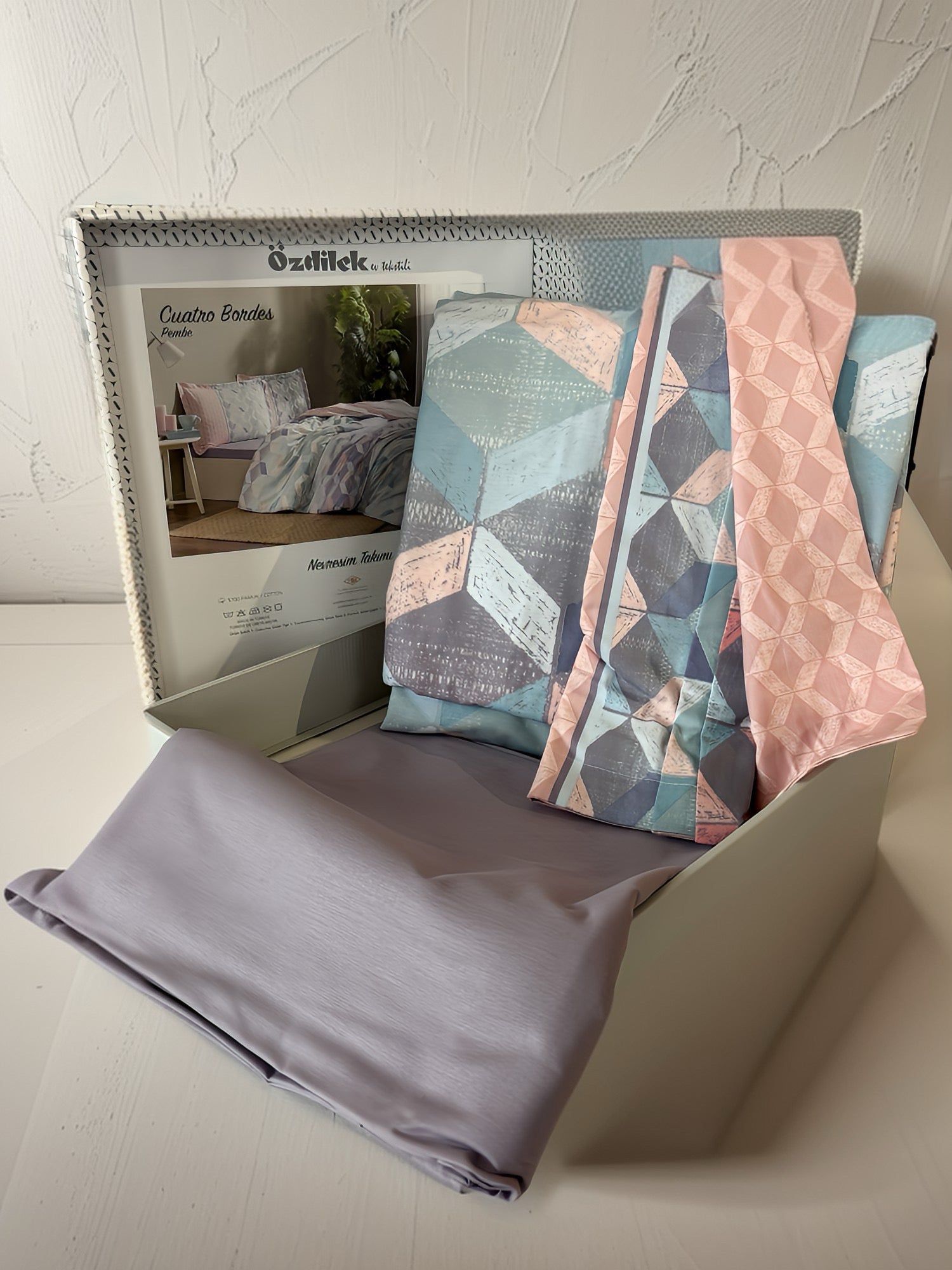 Özdilek bed linen set Renforcé 'Cuatro Bordes' 100% cotton