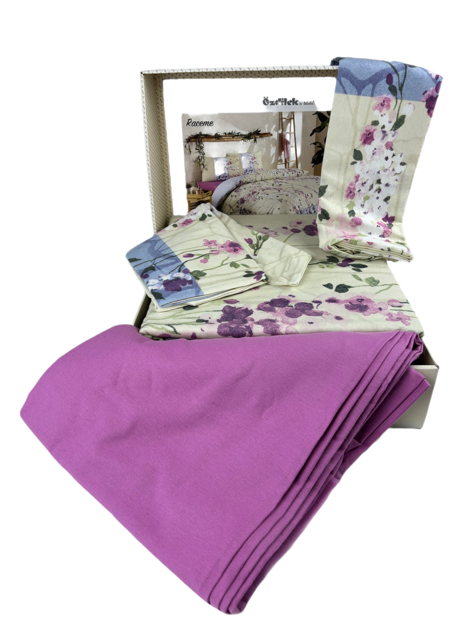 Özdilek bedding set cotton flannel 'Raceme' 100% cotton