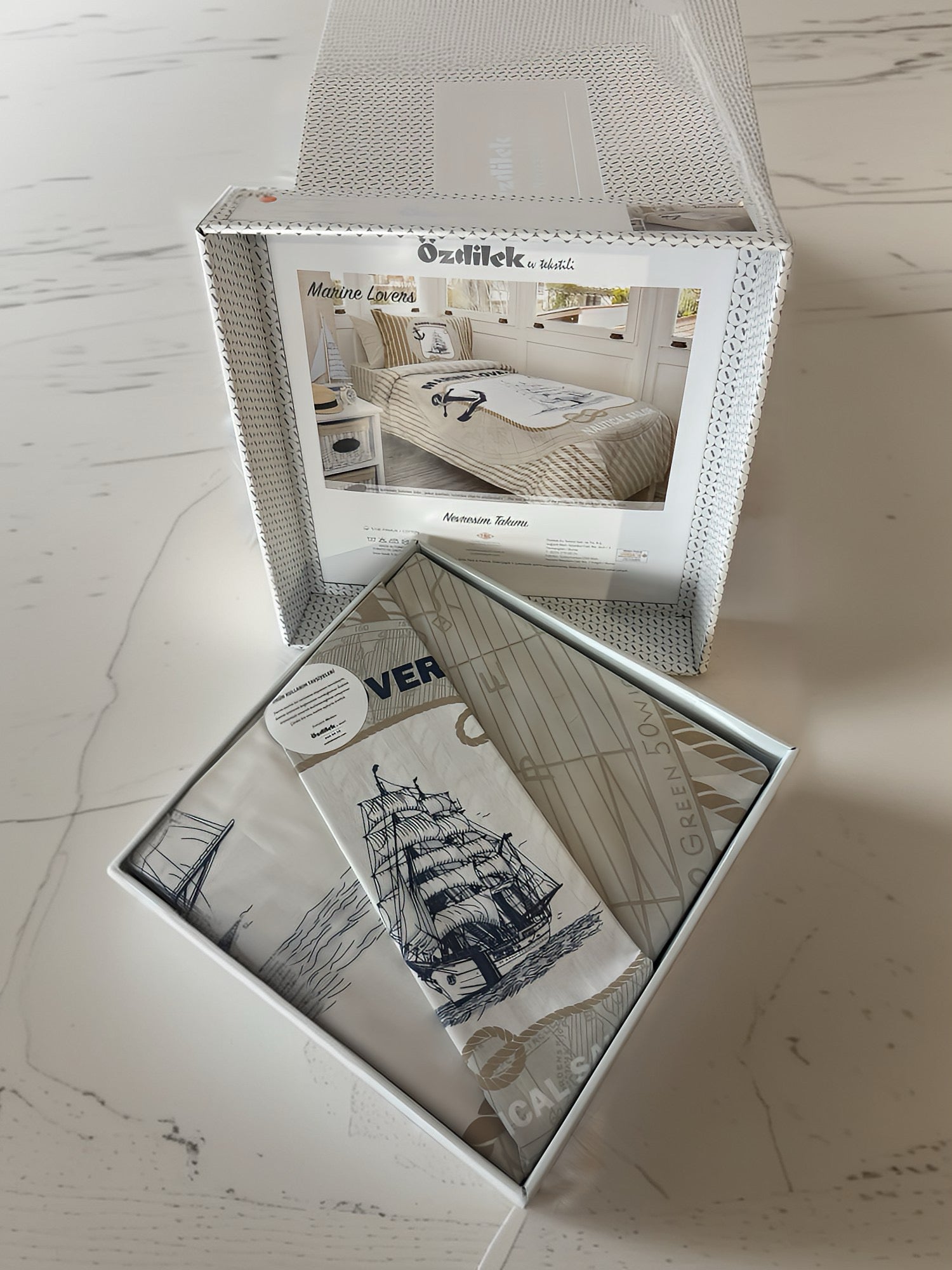 Özdilek bed linen set Renforcé 'Marine Lovers' 100% cotton