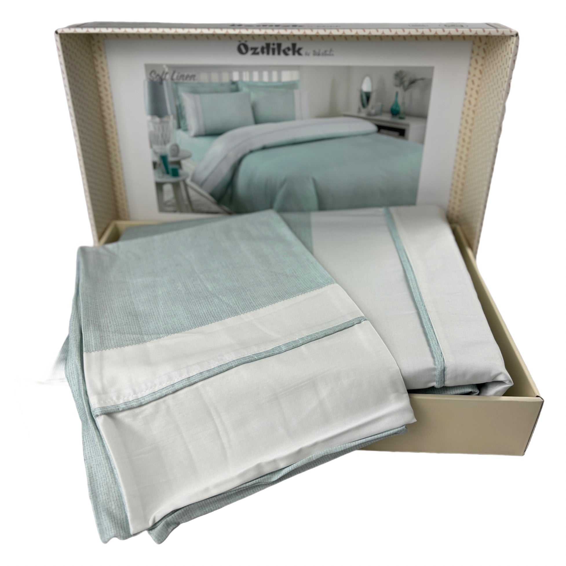 Özdilek bed linen set cotton satin 'Soft Linen' 100% cotton