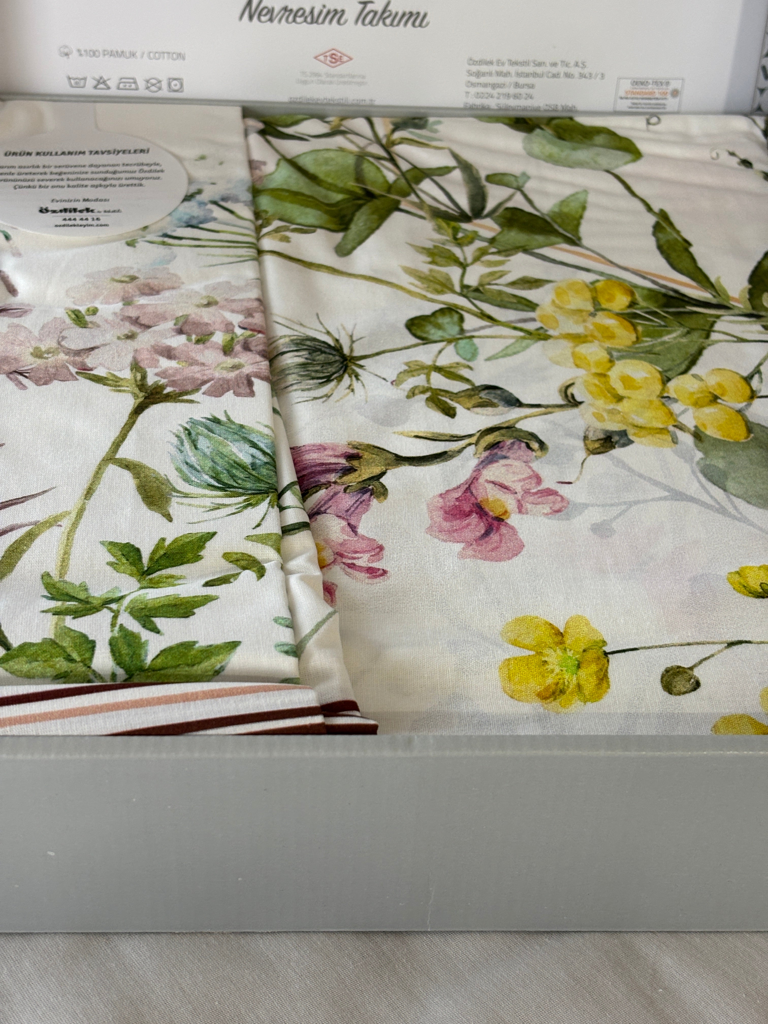 Özdilek bed linen set Renforcé 'Jardin De Flor' 100% cotton