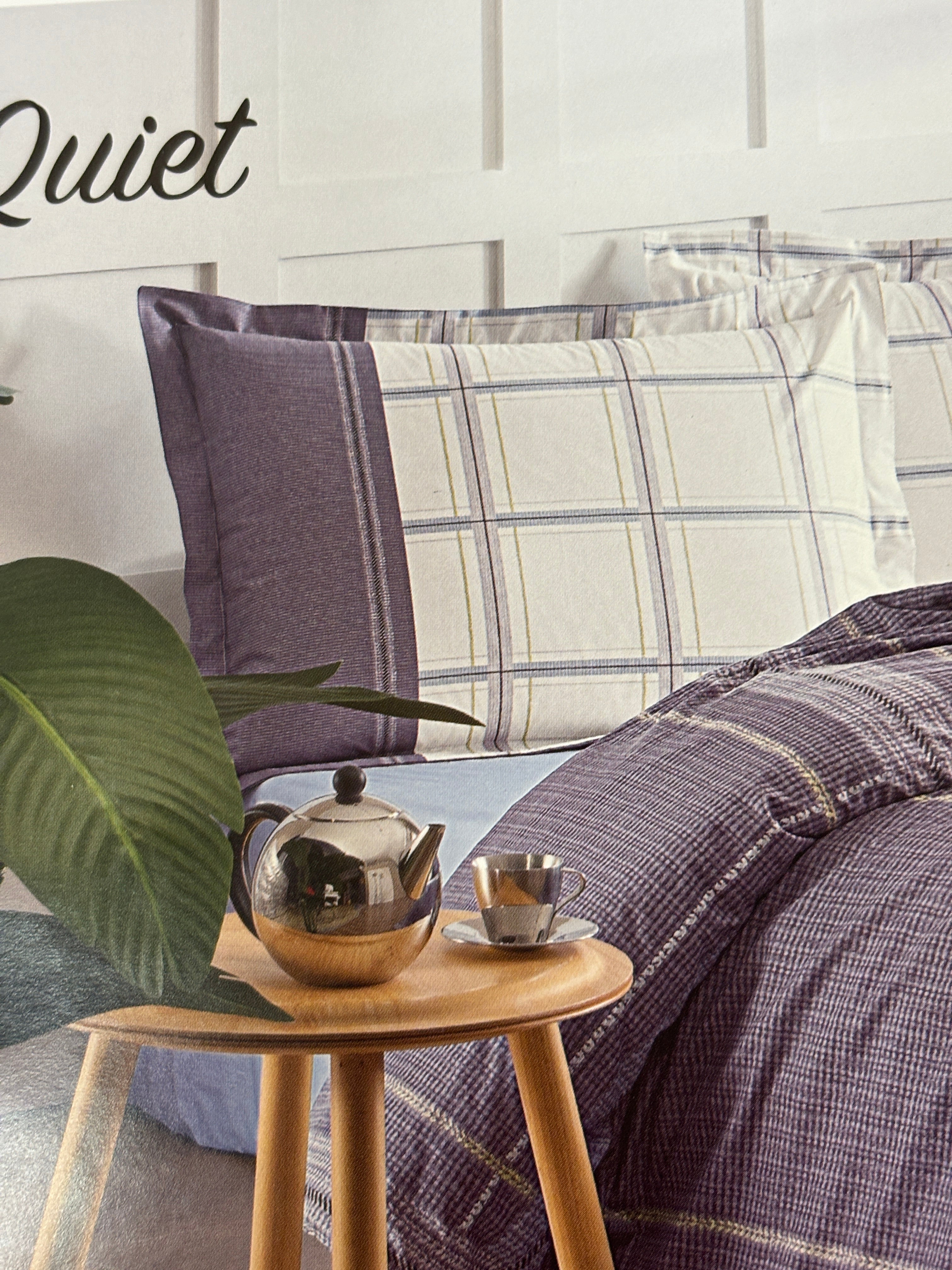 Özdilek bed linen set Renforcé 'Mor Quiet' 100% cotton