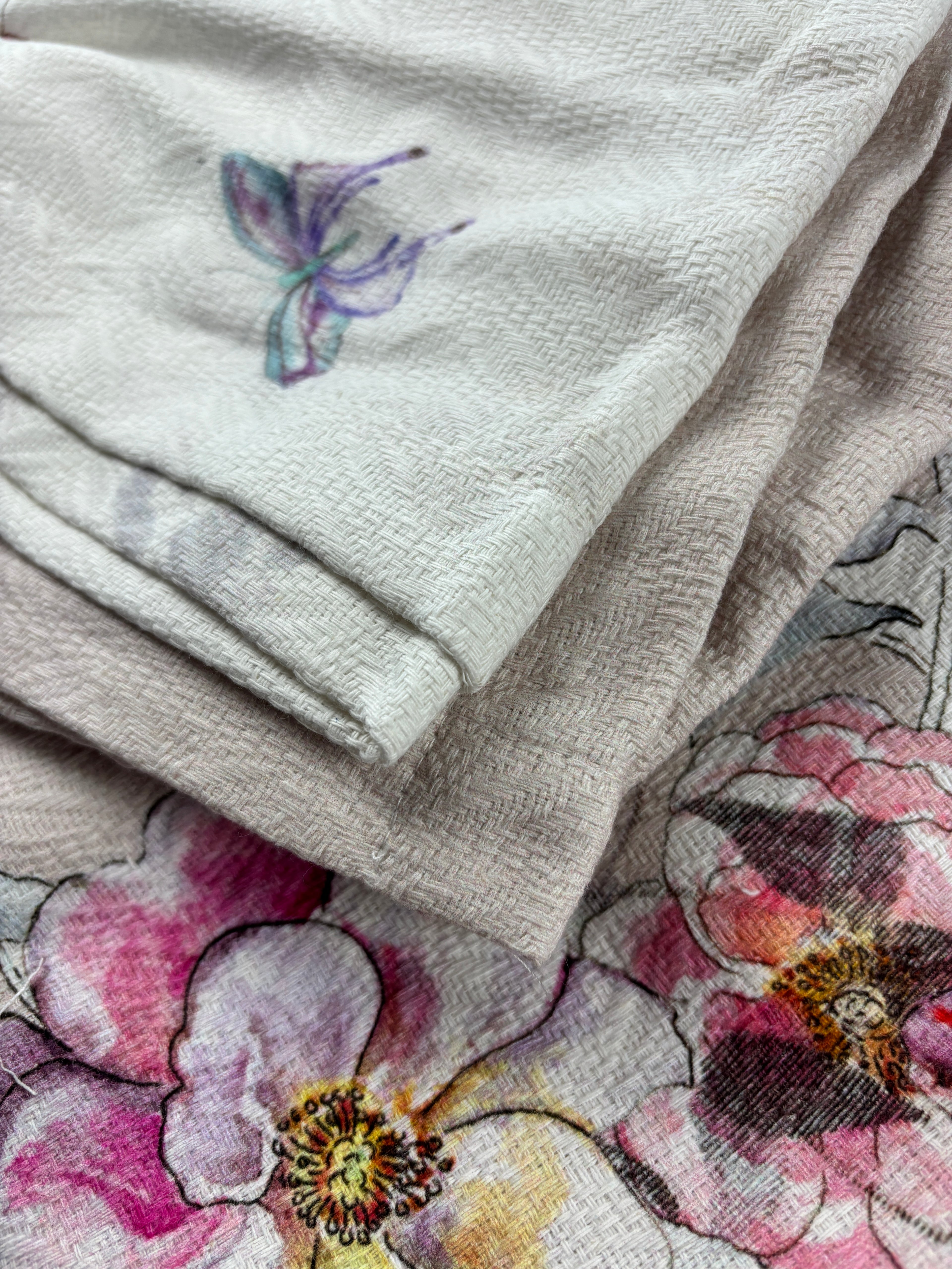 Özdilek Bedspread Set Pique Renforcé 'Mariposa' 100% Cotton