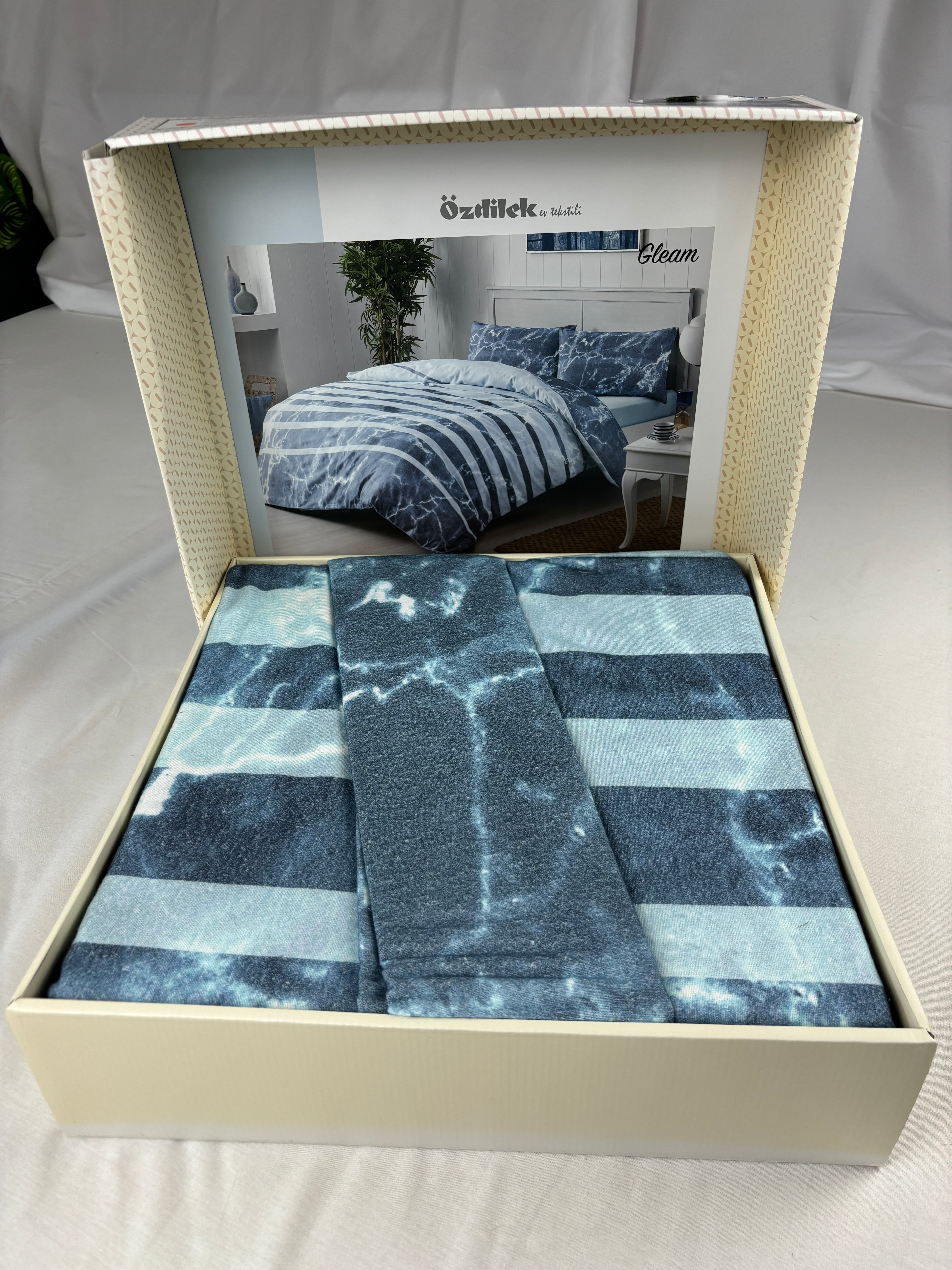 Özdilek bedding set 'Gleam' 100% cotton flannel