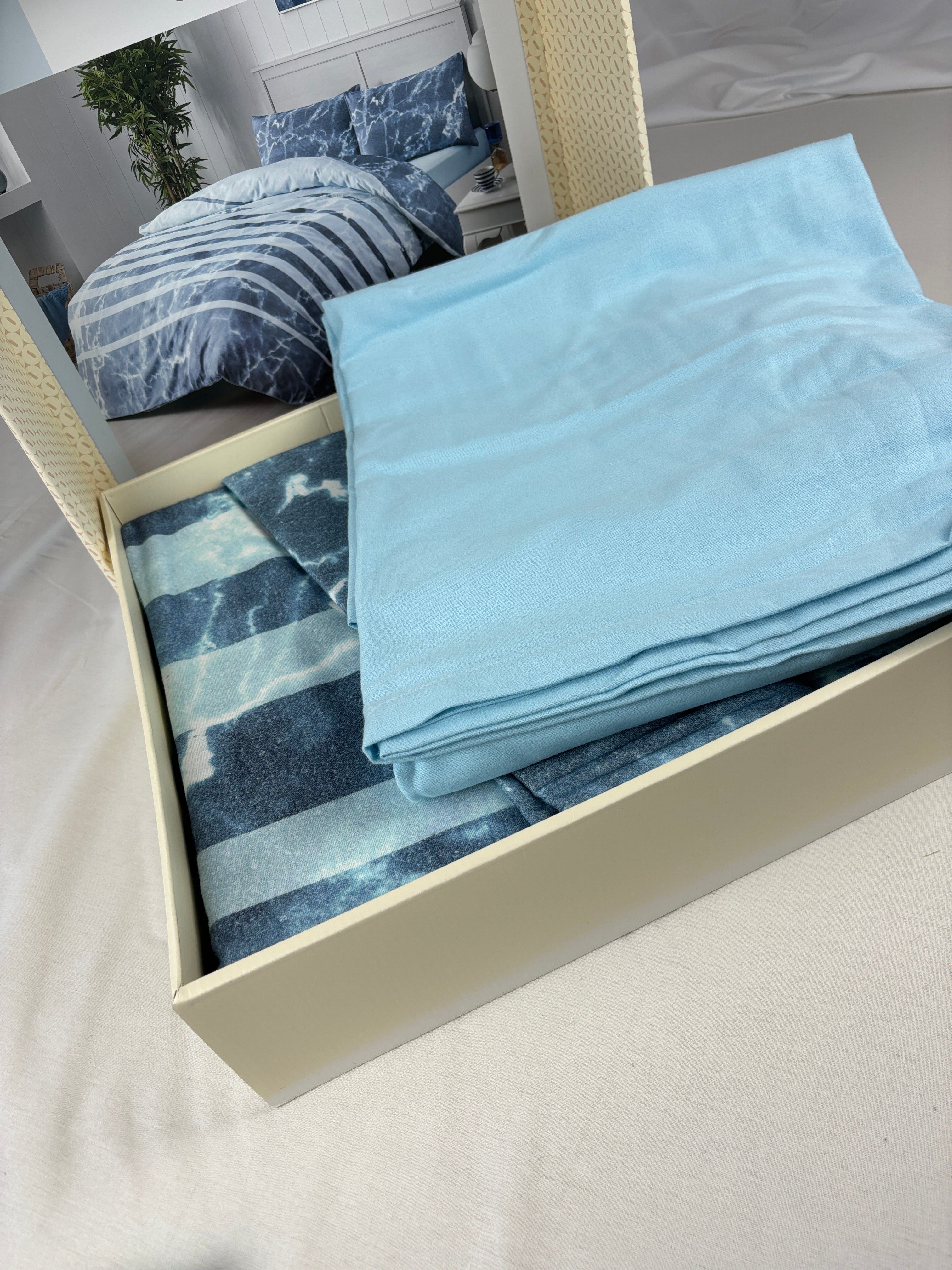 Özdilek bedding set 'Gleam' 100% cotton flannel