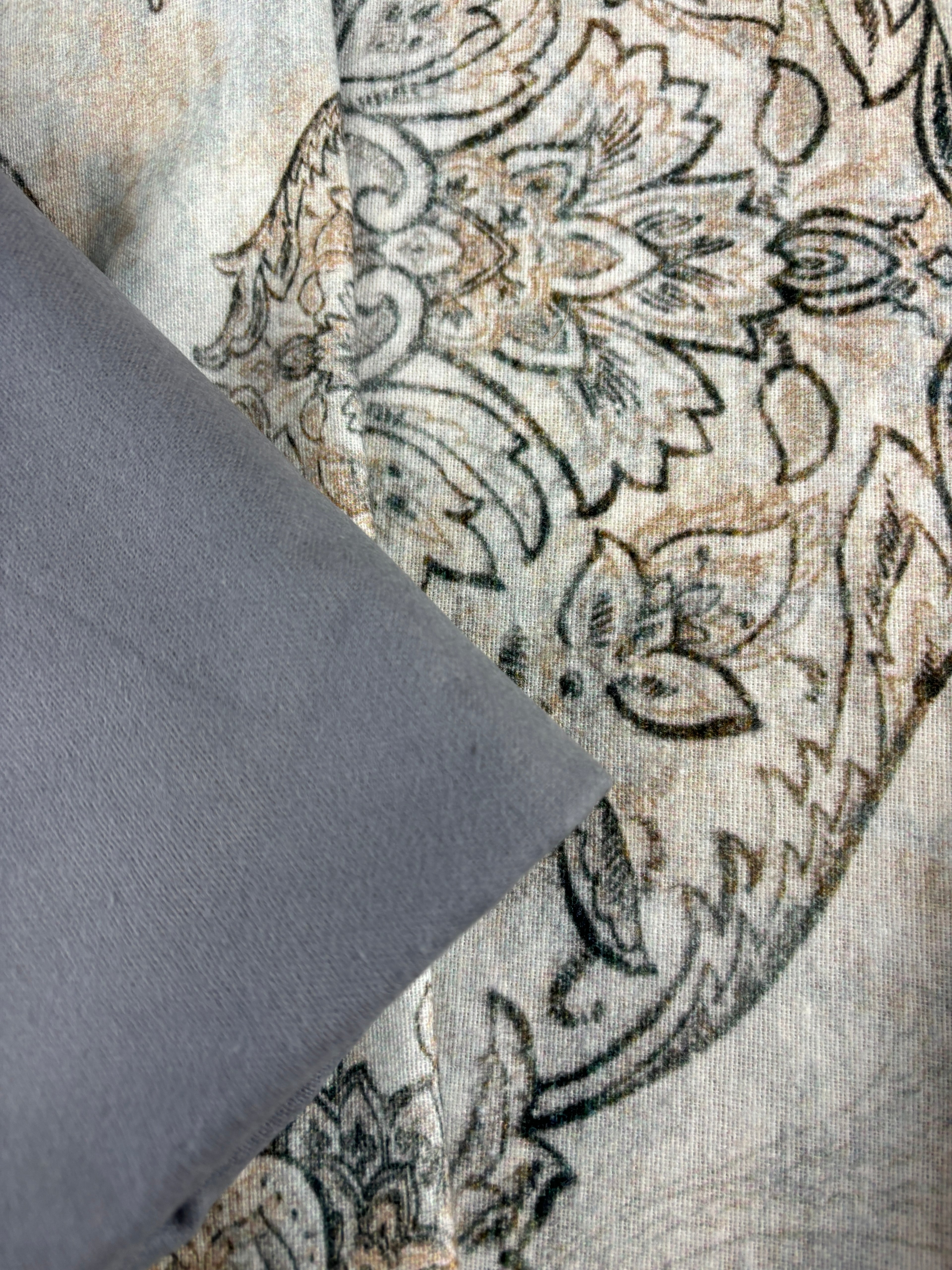 Özdilek bedding set cotton flannel 'Ethnique' 100% cotton flannel