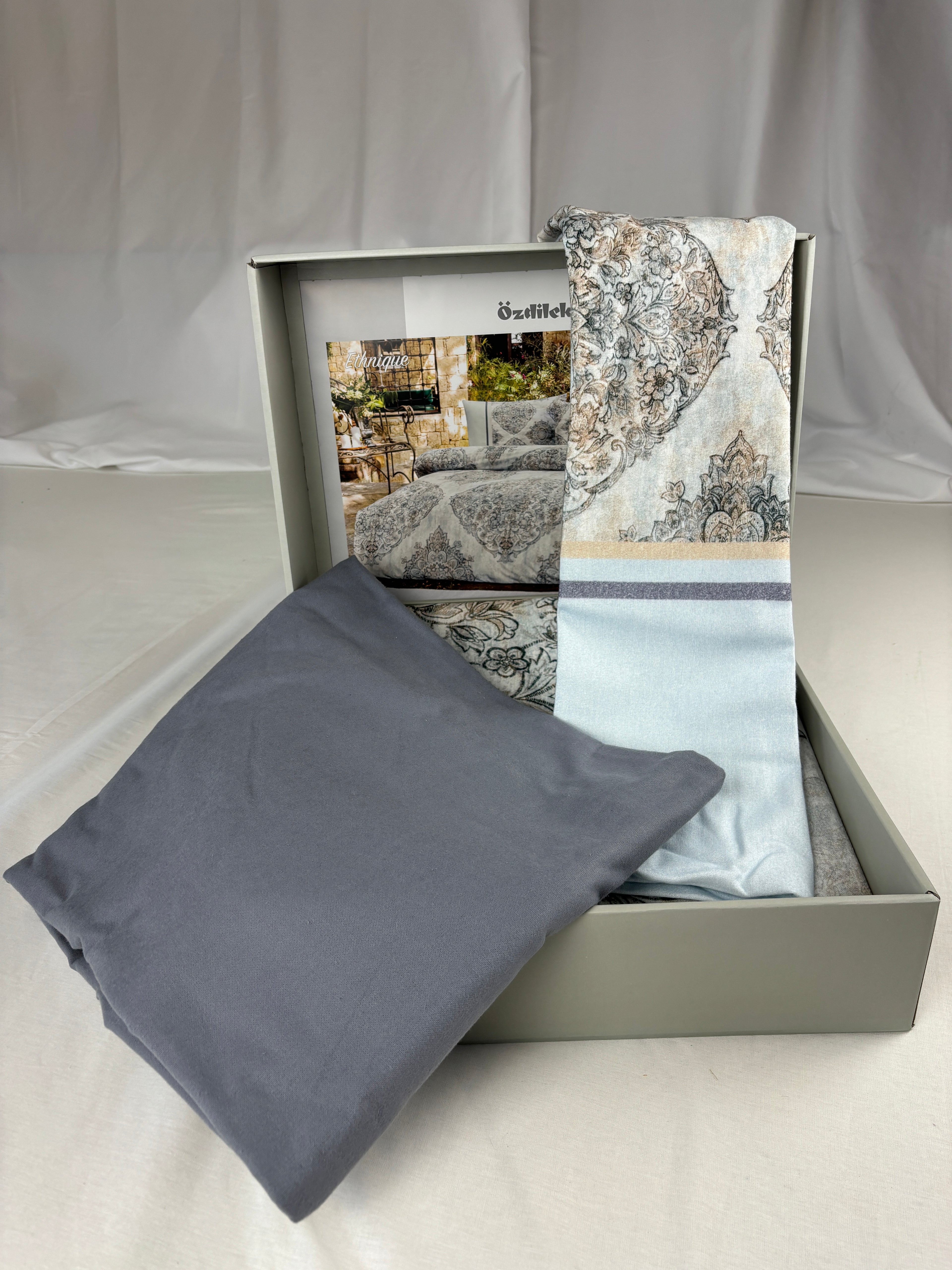Özdilek bedding set cotton flannel 'Ethnique' 100% cotton flannel