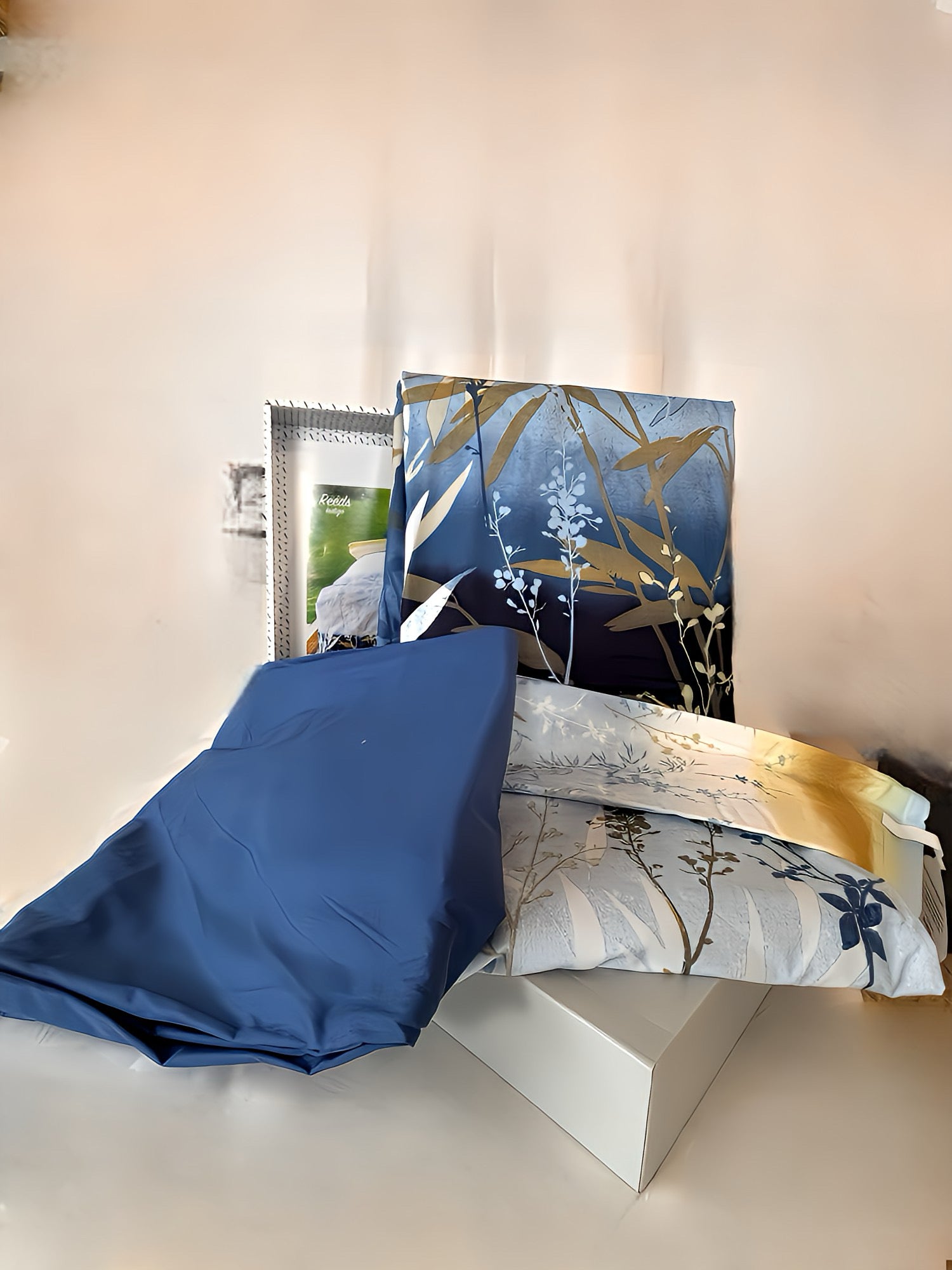 Özdilek bed linen set Renforcé 'Indigo Reeds' 100% cotton