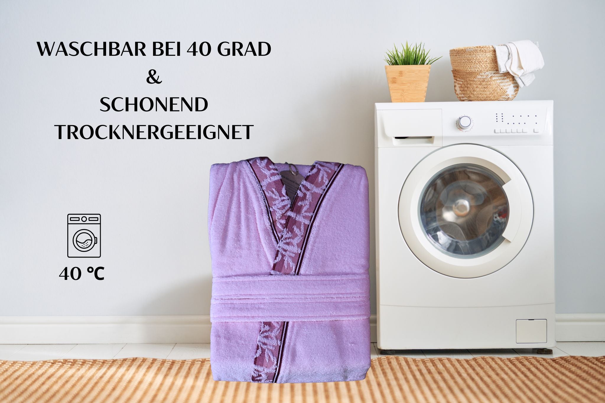 Özdilek Bademantel Saunamantel Sauna Dusche Robe Morgenmantel Hamammantel Unisex