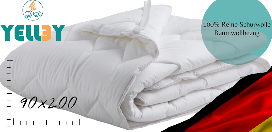 Woll Matratzen-Topper aus 100% reiner Schurwolle