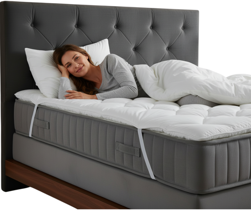 Woll Matratzen-Topper aus 100% reiner Schurwolle