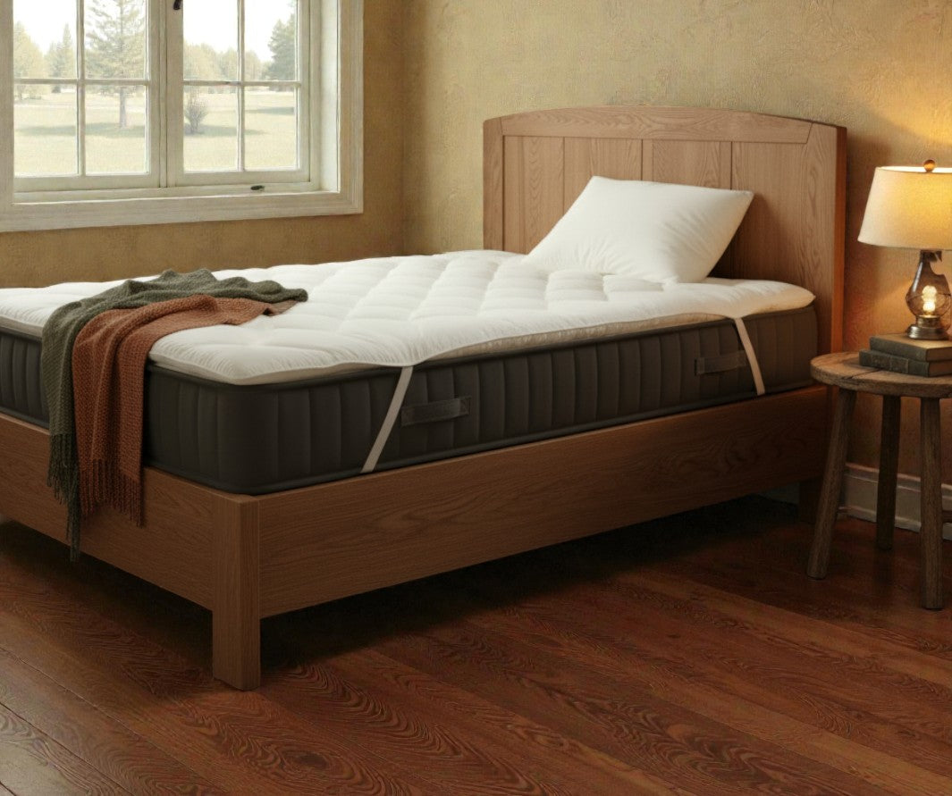 Woll Matratzen-Topper aus 100% reiner Schurwolle