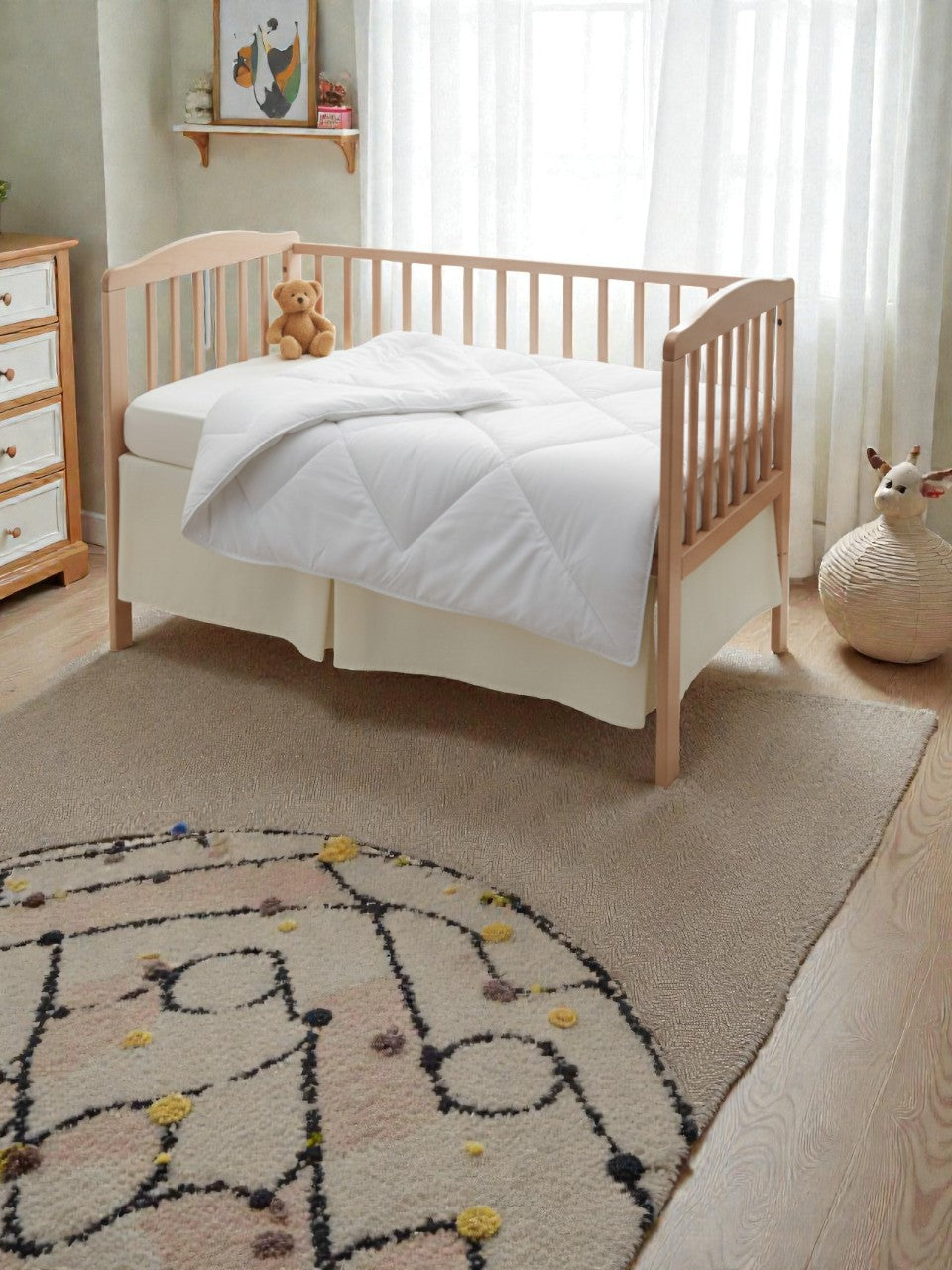 Baby Bettdecke 100% Schurwolle