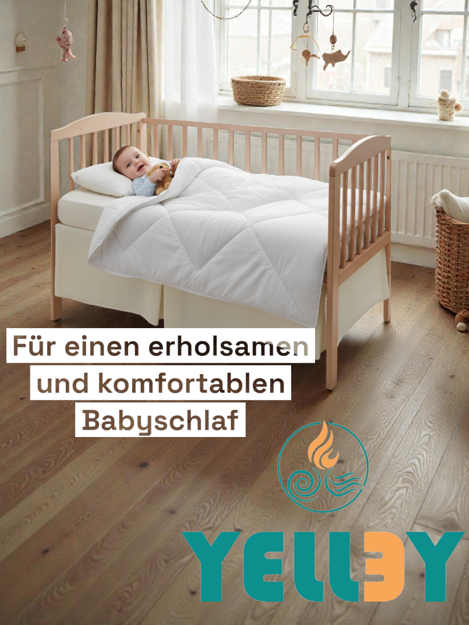 Baby Bettdecke 100% Schurwolle