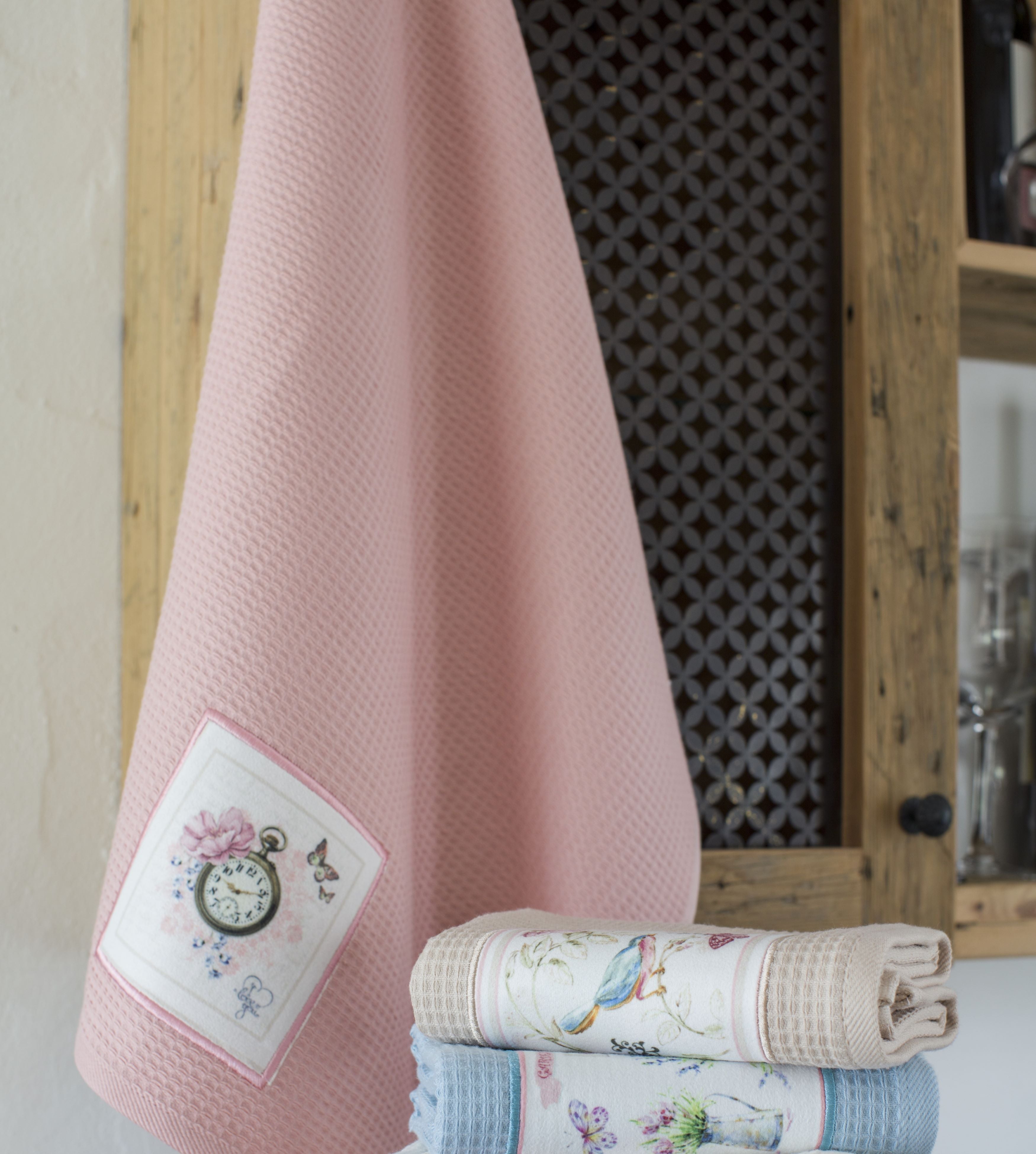 Handtuch 'Flor' im Vintage-Stil