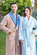 Bathrobe family set including towels 'Seam'