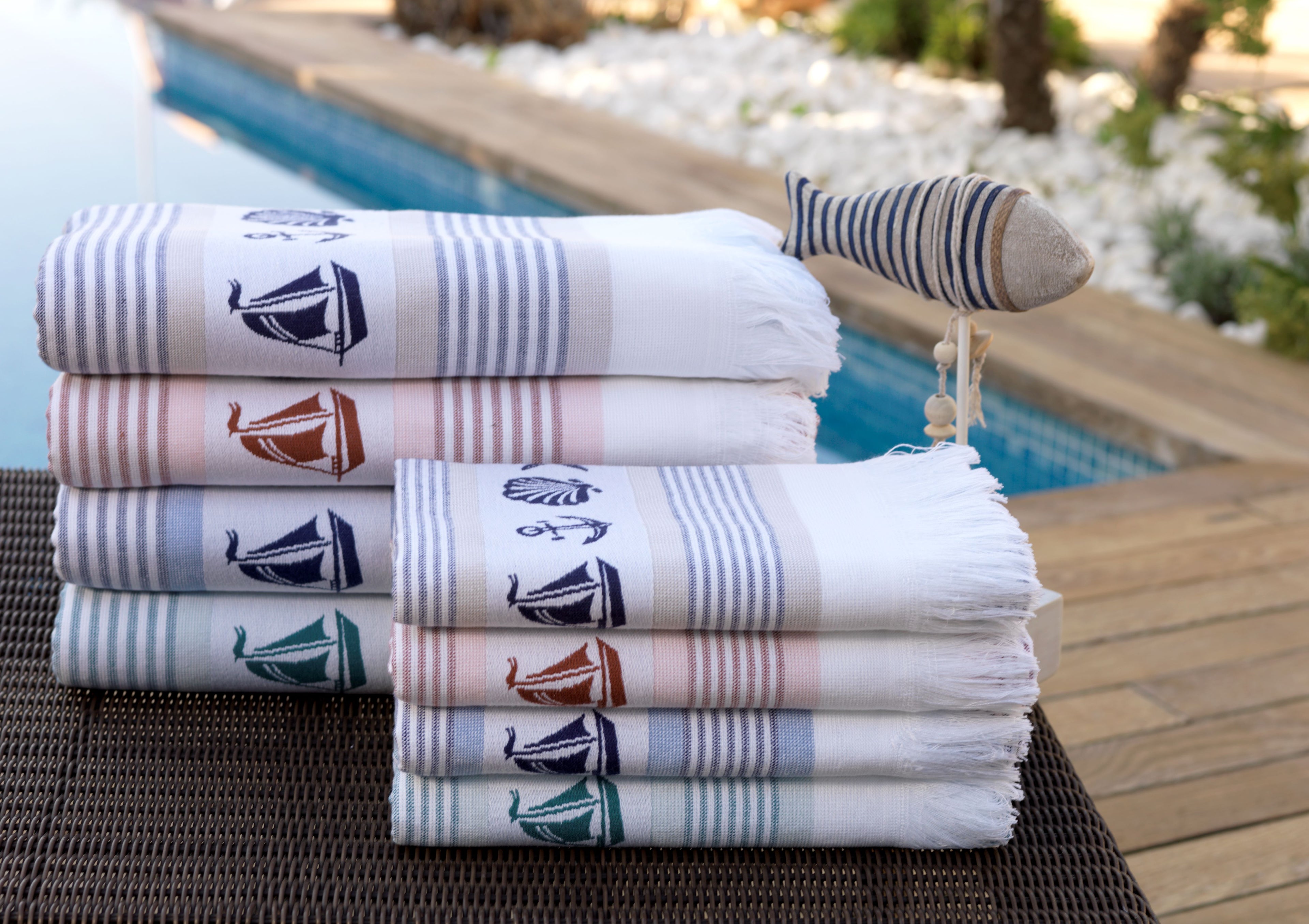 Hand- & Badetuch Pestemal 'Carol'