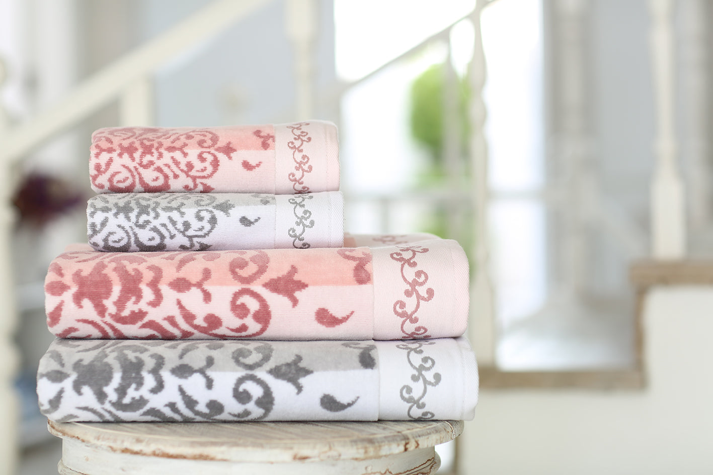 Guest towel, hand towel &amp; bath towel 'Emily' in various sizes