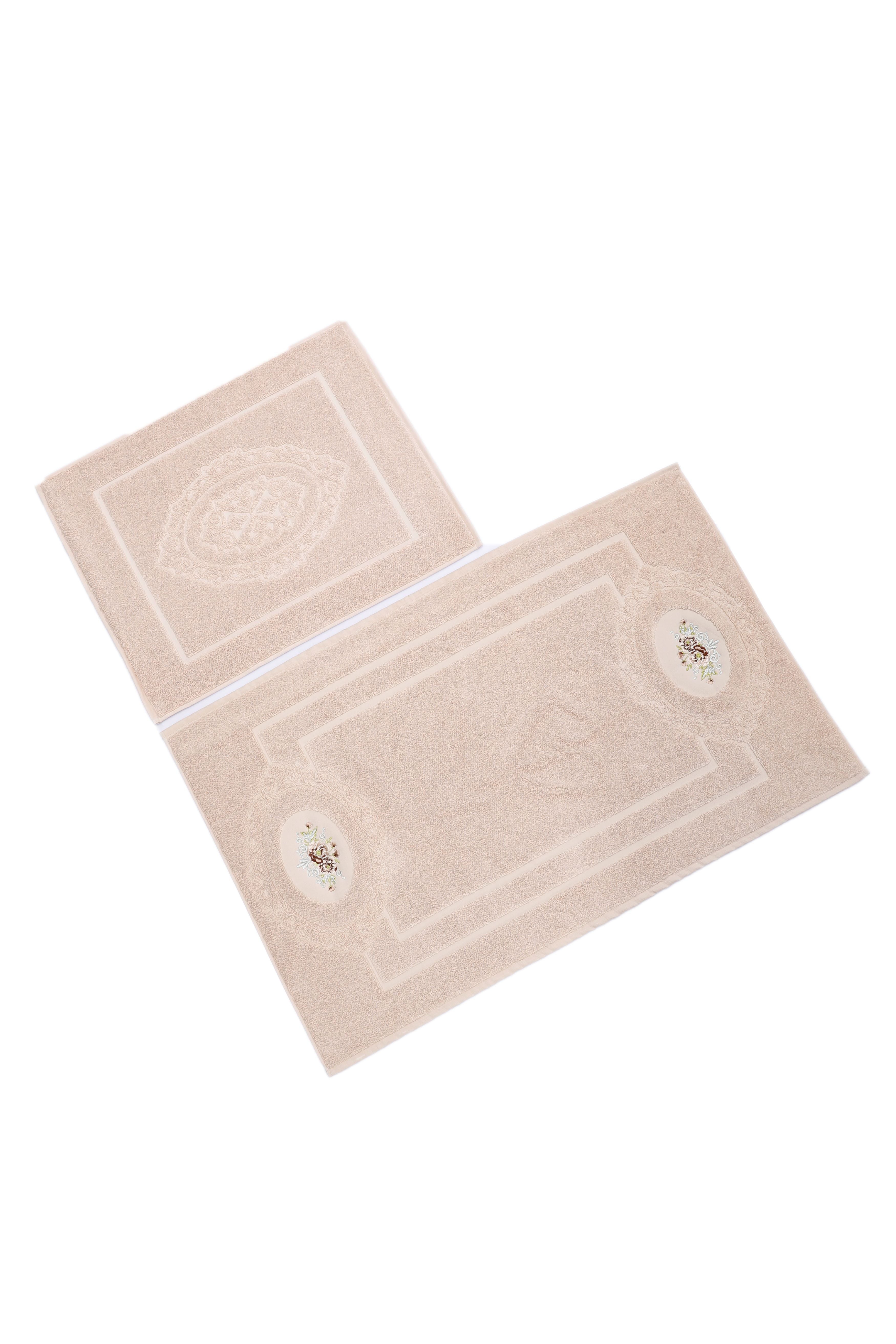 Bath mat set 'Damasco' in various colours