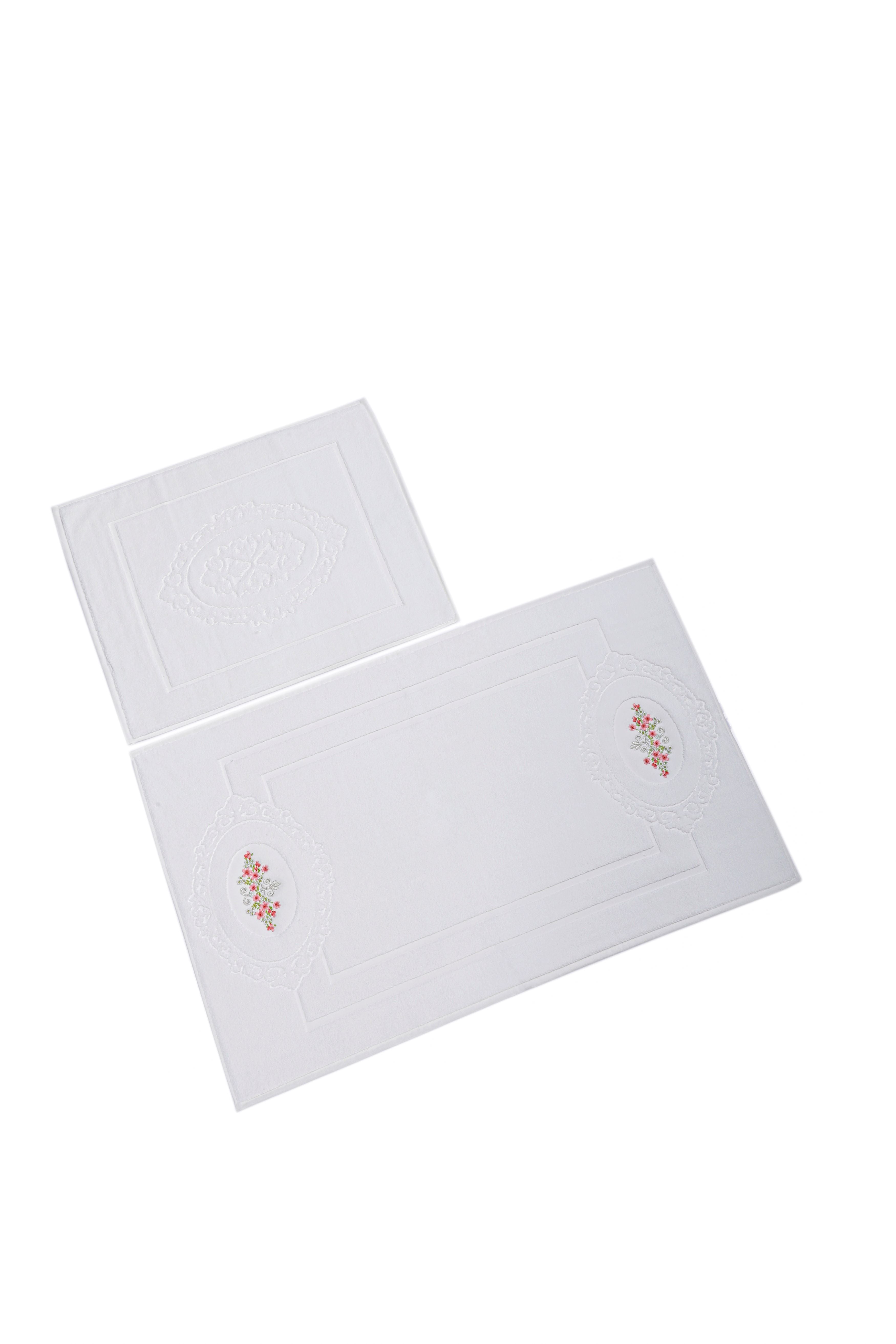 Bath mat set 'Damasco' in various colours