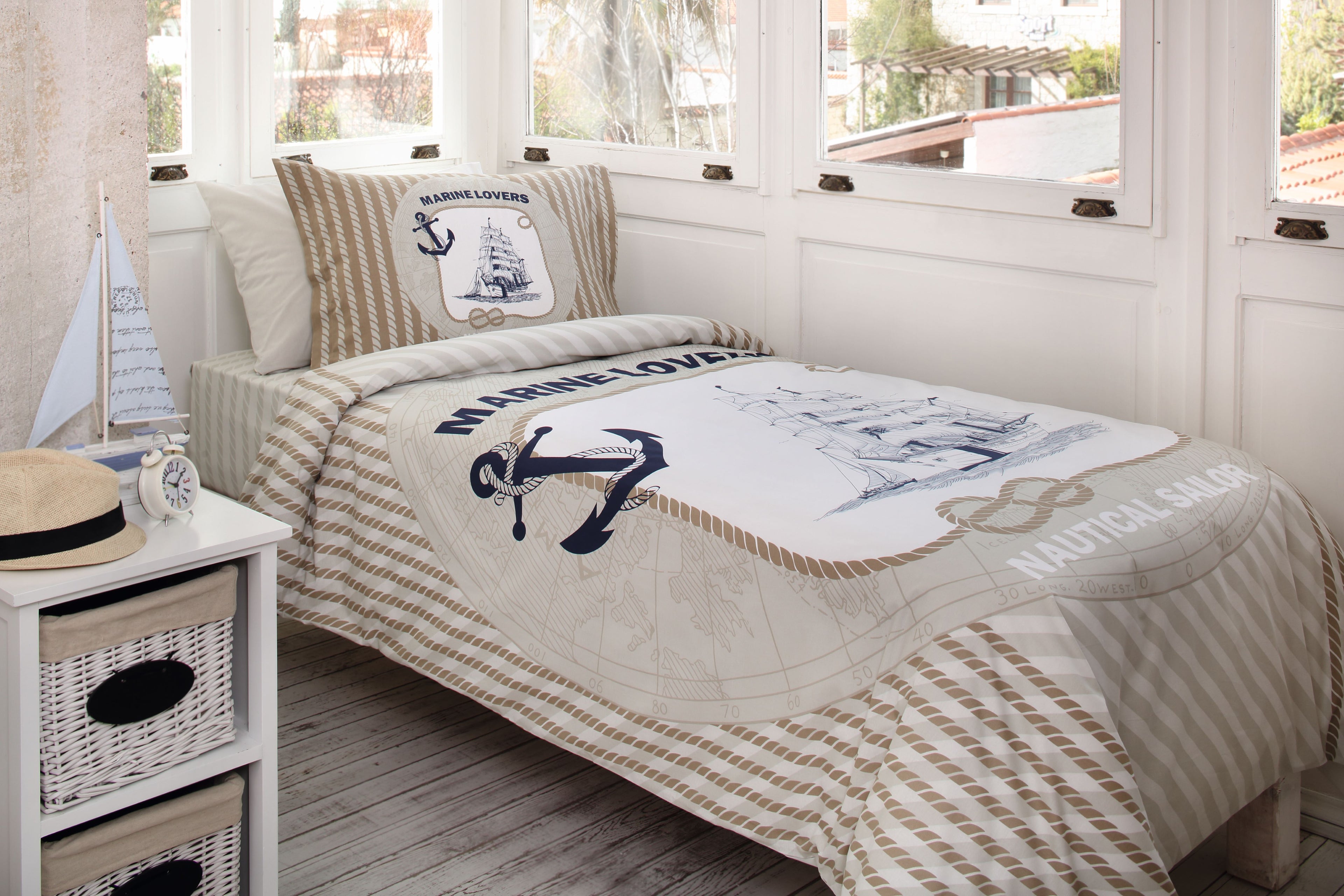 Özdilek bed linen set Renforcé 'Marine Lovers' 100% cotton