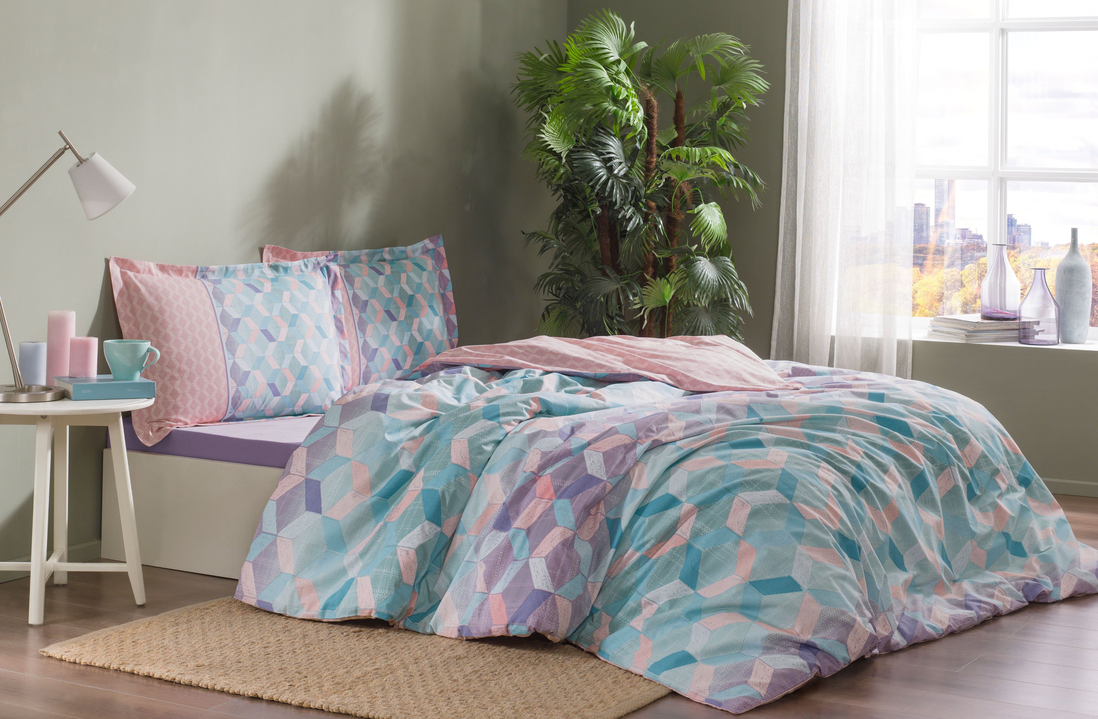Özdilek bed linen set Renforcé 'Cuatro Bordes' 100% cotton