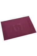 Set of 3 cotton bath mats 'Feet' made of terry cloth (5 colours)