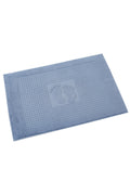 Set of 3 cotton bath mats 'Feet' made of terry cloth (5 colours)