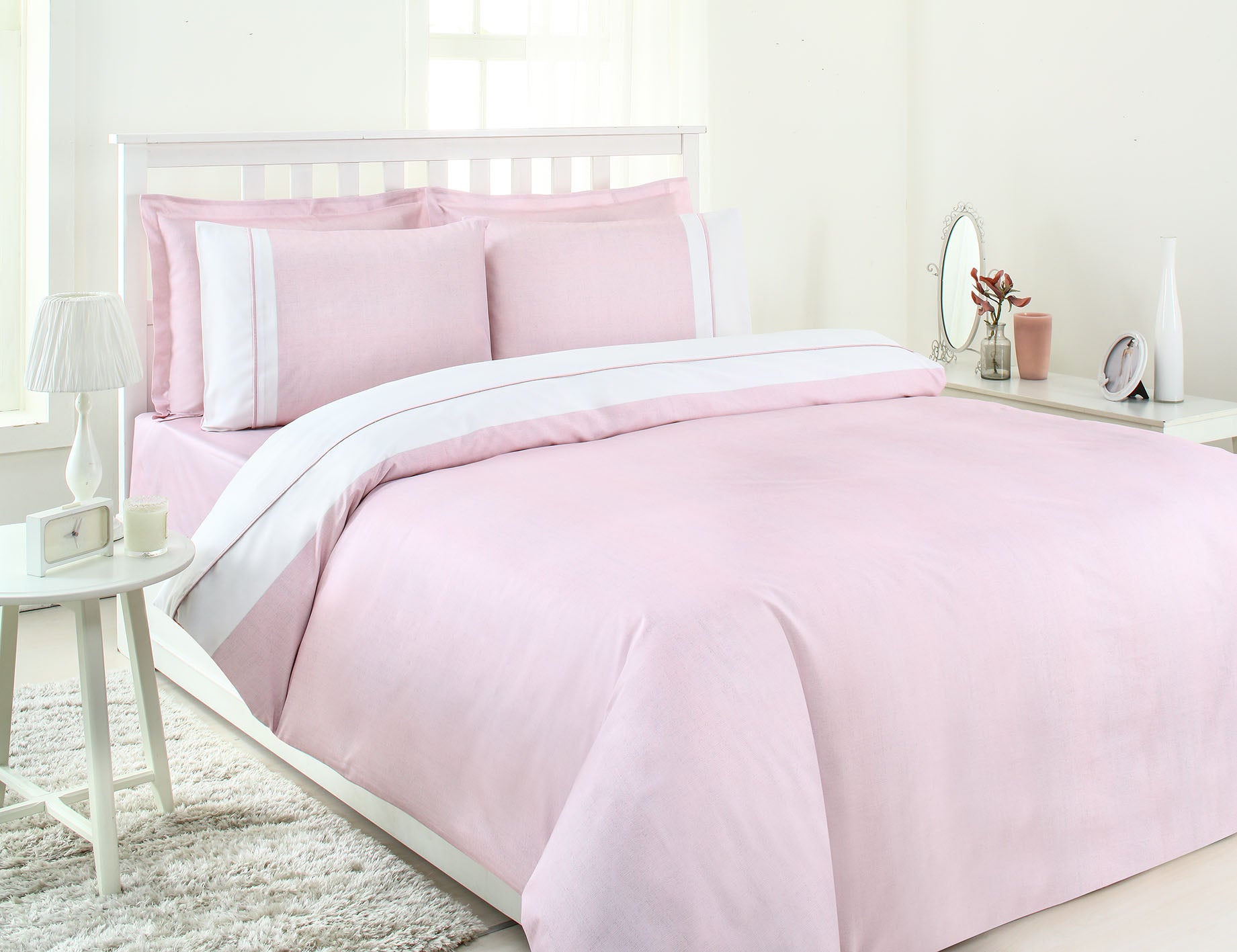 Özdilek bed linen set cotton satin 'Soft Linen' 100% cotton